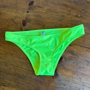 Solid and striped bikini bottoms